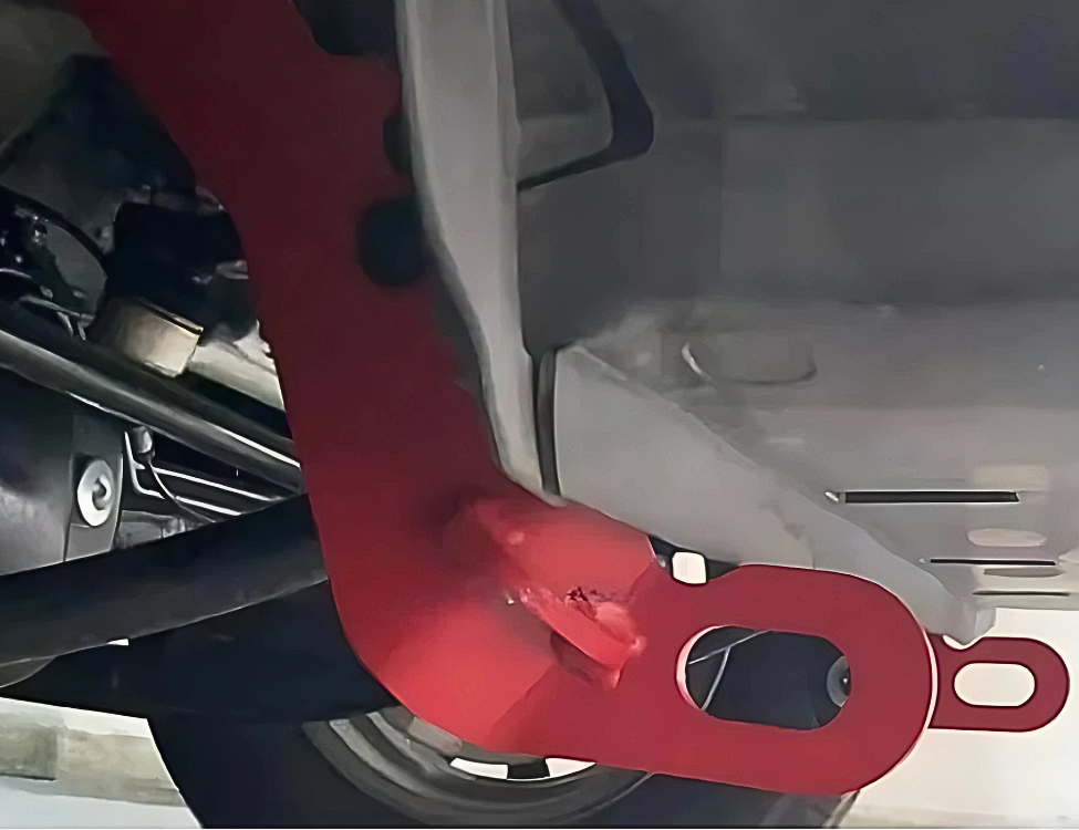Front LEFT & RIGHT Low Hanging Recovery Tow Hooks for Suzuki Jimny 2019-2026 (3DR & 5DR)